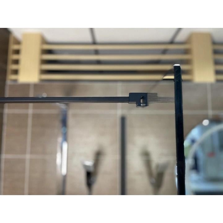 Перегородка душа Aqua-World WALK-IN WL100S Tr 1000х1900 мм Чорний матовий - фото 3 Перегородка душа Aqua-World WALK-IN WL100S Tr 1000х1900 мм Чорний матовий - фото 3