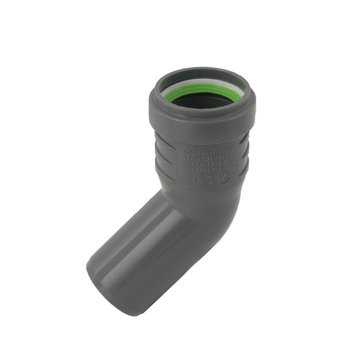 Колено ASG HTR ⌀ 32 мм 45° (SW-78837)