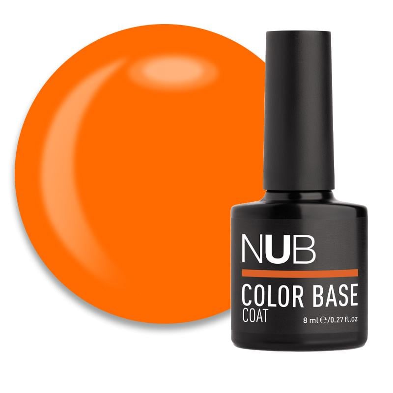 База кольорова каучукова NUB Color Base Coat 8 мл 16 Sunset Помаранчеве полум'я (90035569)