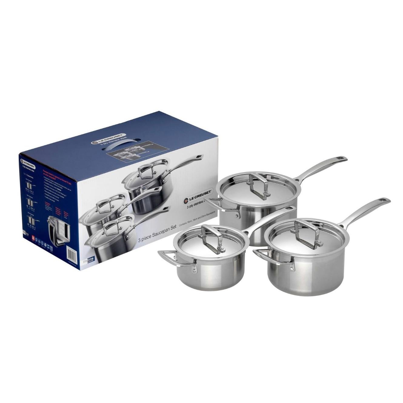 Набор из 3 сотейников Le Creuset 3-ply (96209000001000)