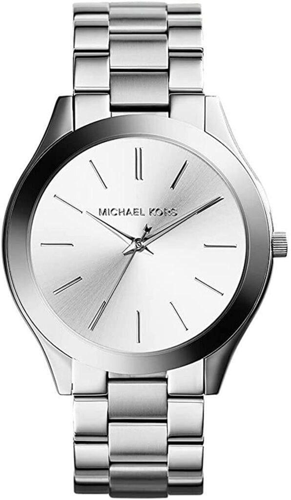Наручные часы Michael Kors Slim Runway MK3179 42 мм Silver (27773646)