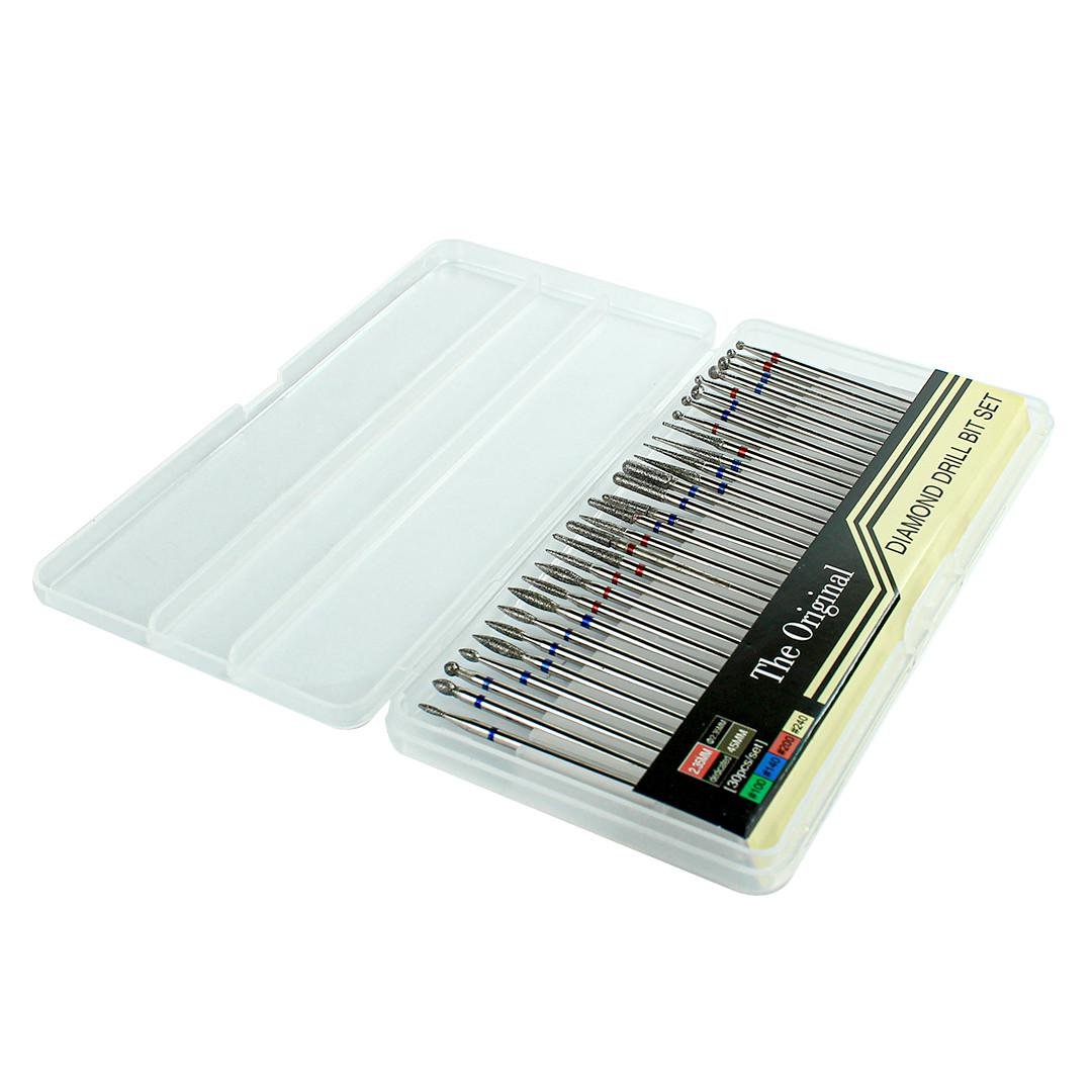 Набор алмазных сверл для фрезера Diamond Drill Bit Set 30 шт. (NDF-30)