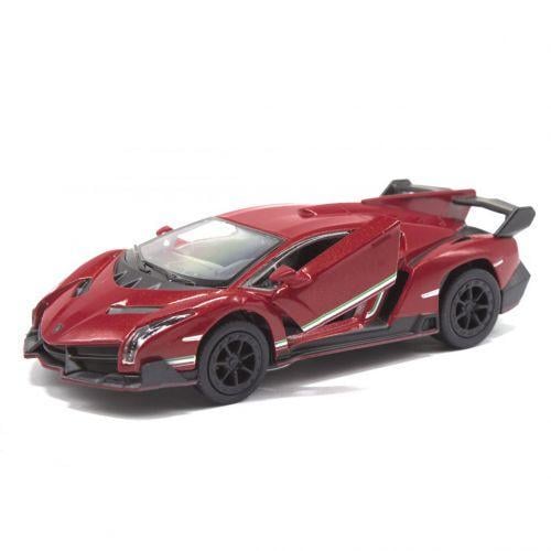 Игрушечная машинка металлическая Lamborghini Veneno Красный (219767)