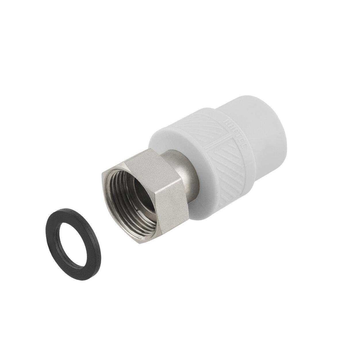 Муфта PPR Raftec 20 мм НГ 3/4" (SW-96121)