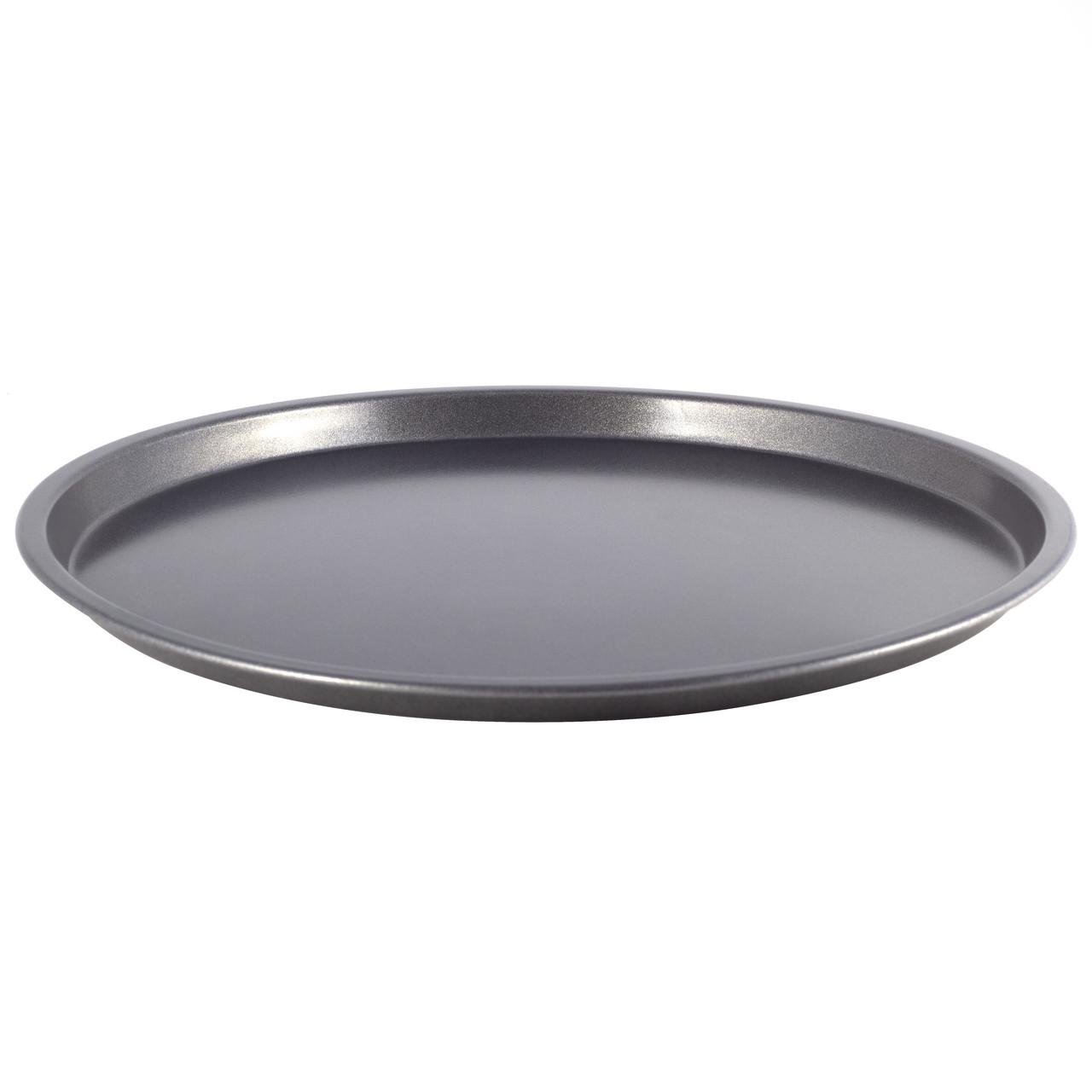 Форма для запікання піци з антипригарним покриттям Ofenbach КМ-100706 із вуглецевої сталі 29х2 см Сірий (150-84-100706)
