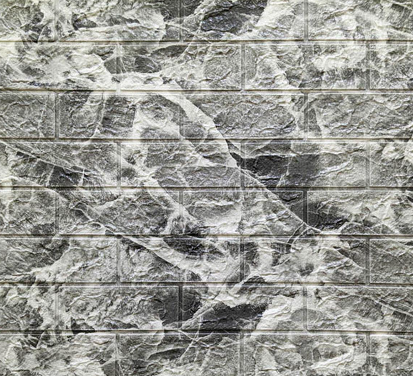 Панель стеновая 3D мрамор 700х770х7 мм Черный (061-7 SW-00000055)