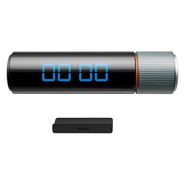 Таймер кухонный цифровой BASEUS Heyo Series Magnetic Countdown Timer с магнитным креплением Black (L60448003111-00) - фото 4