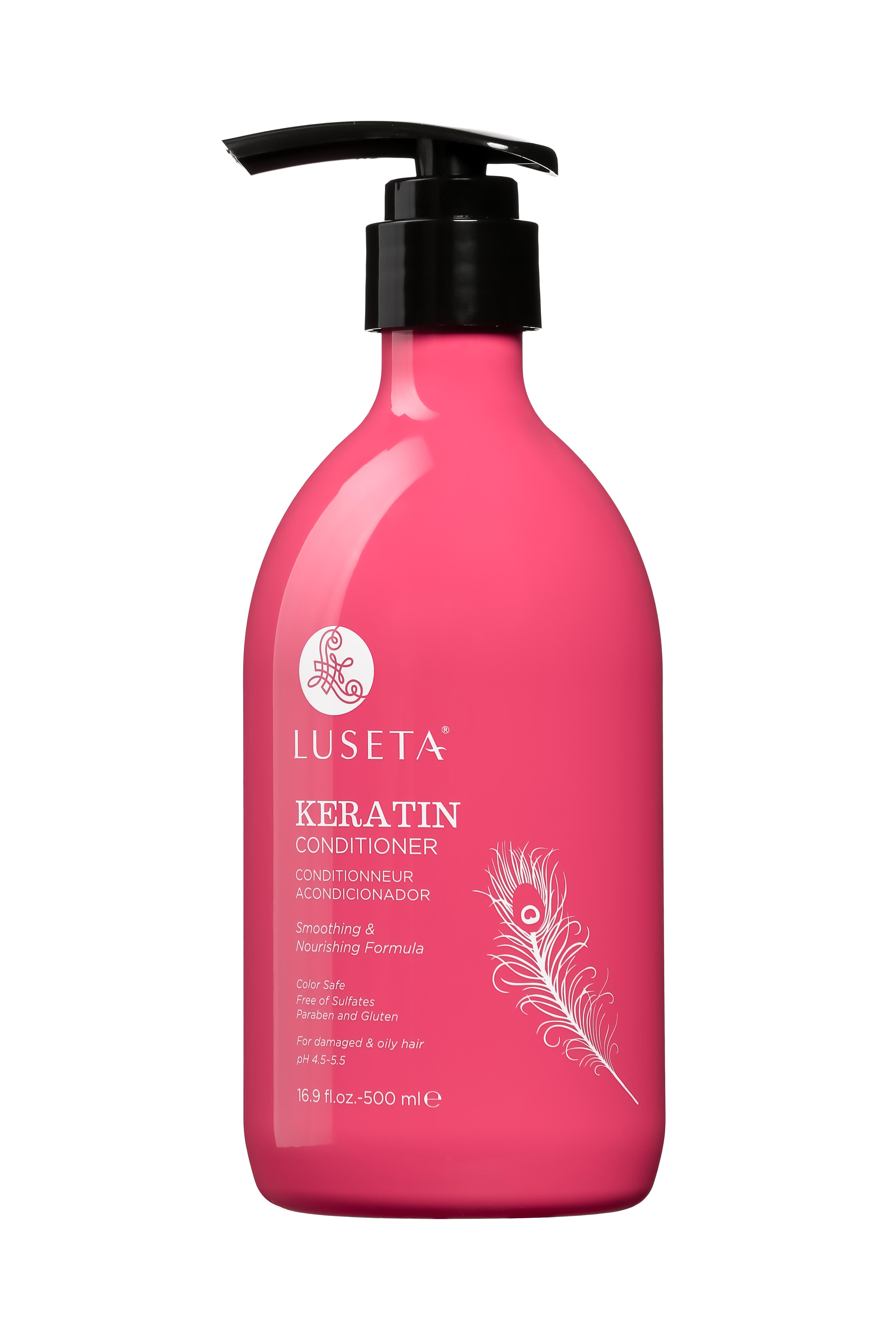 Кондиционер для волос непослушных волос Luseta Beauty Keratin Conditioner 500 мл (23335059)