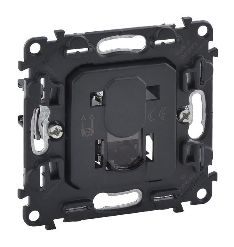 Розетка информационная Legrand Valena IN'Matic Cat.6 RJ45 Черный (30309314)