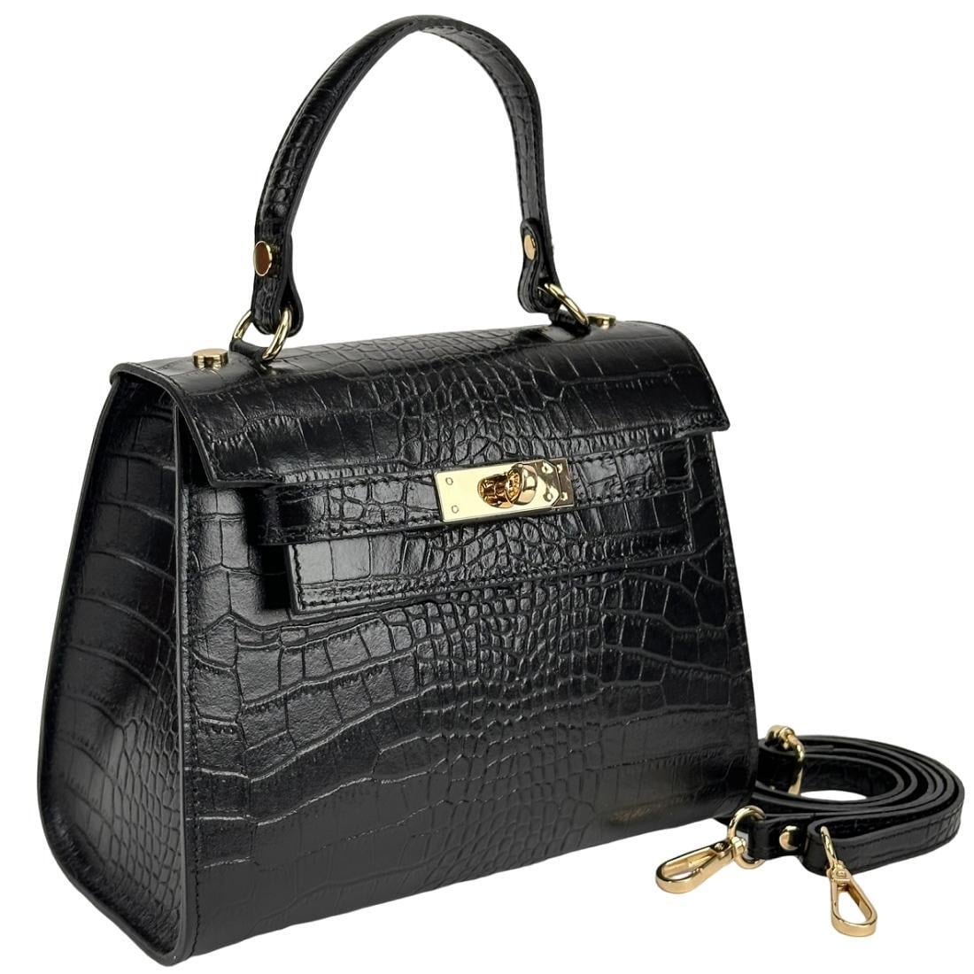 Жіноча сумка Royal Bag F-IT-9866CR Чорний (7995)