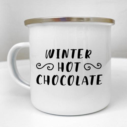 Кружка металлическая Camper "Winter hot chocolate" 250 мл (KRM_23S085)