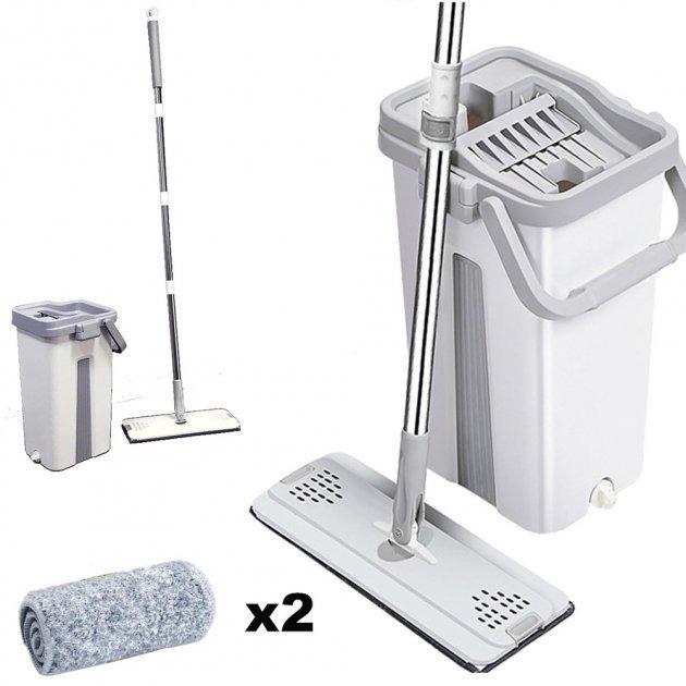 Швабра з відром Cleaning Mop G3 Large з віджиманням Білий (ftlx-840) - фото 3