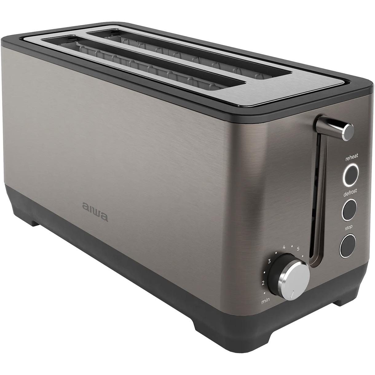 Тостер AIWA KOFOTATSU ABT-1600 с 2 отделениями и функцией размораживания 1600 Вт Коричневый (e990b7ca)