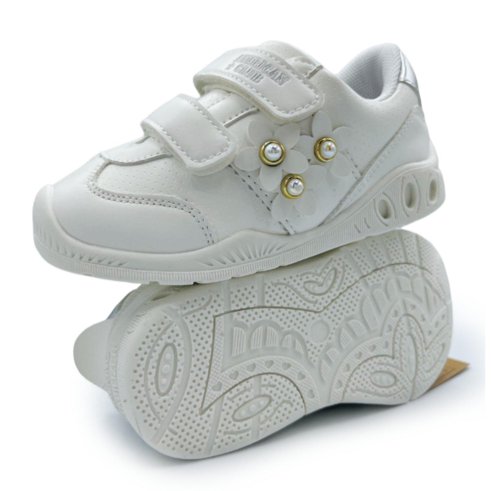 Кросівки для дівчинки American Club MV-1675s р. 20 Білий - фото 3 Кросівки для дівчинки American Club MV-1675s р. 20 Білий - фото 3