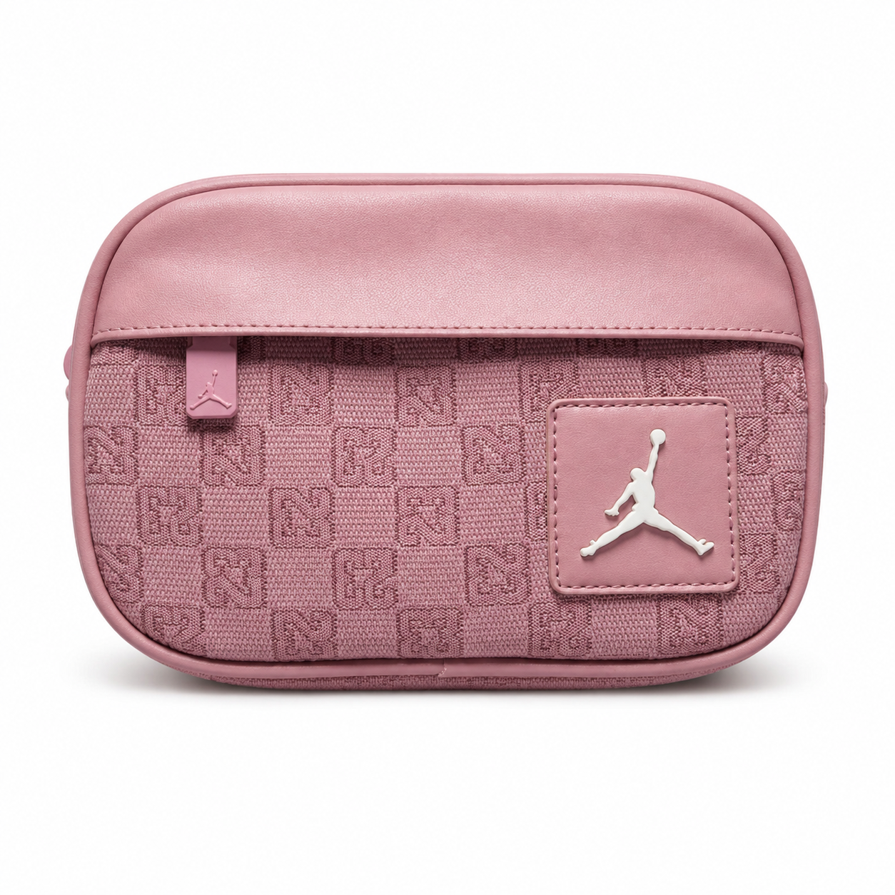 Сумка Monogram через плечо из полиэстера с регулируемым ремнем 20х13х7 см Розовый