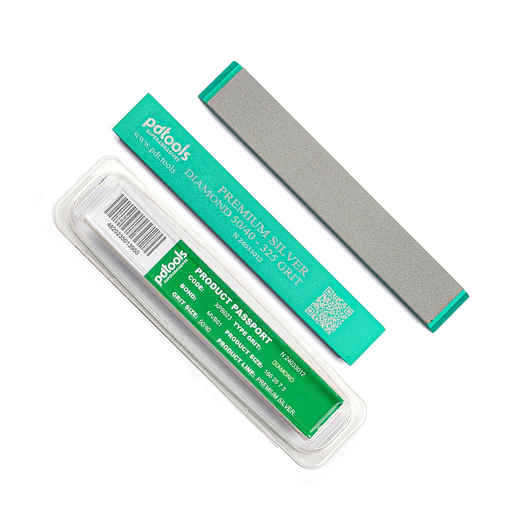Алмазний камінь PDT Poltava Premium Silver на керамо-металевій зв'язці 325 grit 50/40 мкм (PDT-DIA-SV-325)