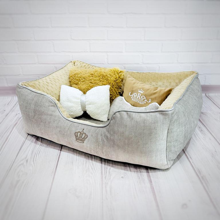 Лежанка для собак Amore mio Cane Брідж Boutique до 8 кг 70х50х23 см (DB-0073)