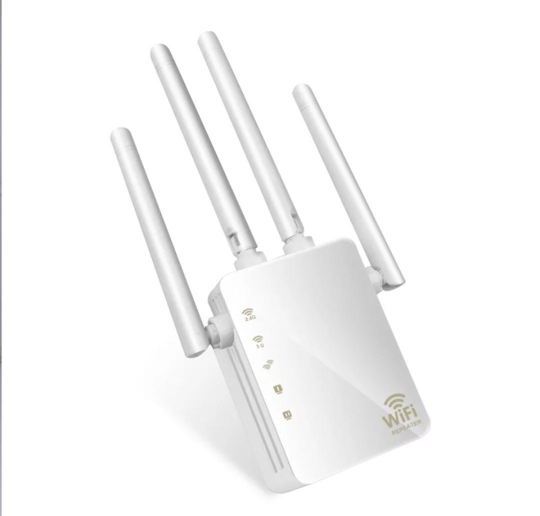 Ретранслятор Wi-Fi Kebidu 300/1200 Мбіт/с 2,4/5G Білий (000129) - фото 3