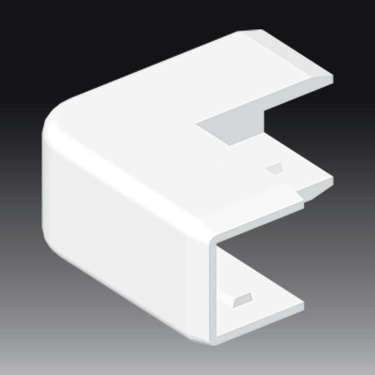 Угол наружный KOPOS для короба LHD 17x17 мм ПВХ Белый (8676_HB)