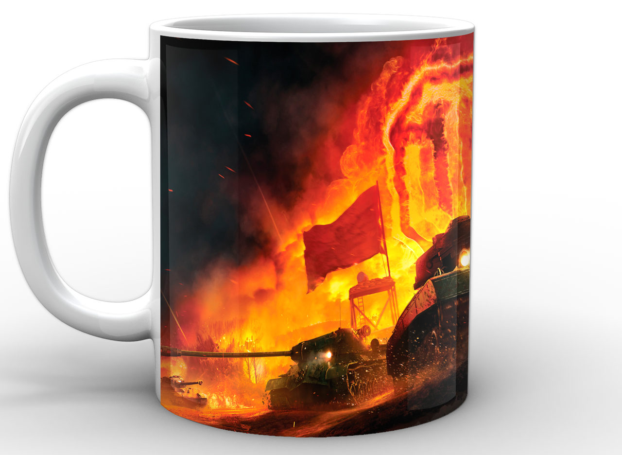 Чашка World of Tanks Мир танков Постер WT.02.005