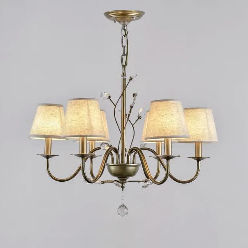 Люстра Light House ES-15621/6 подвесная с абажурами Бронзовый (9381)