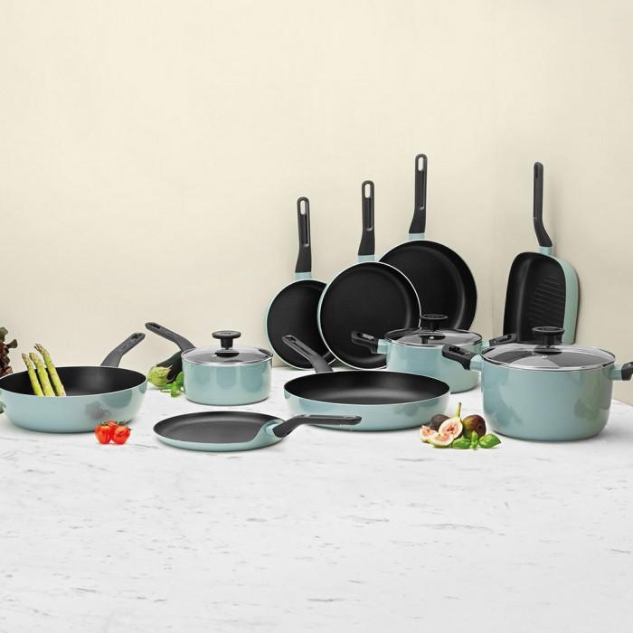 Сковородка-гриль с антипригарным покрытием BergHOFF Leo Slate 26х26 см (3950320) - фото 8 Сковородка-гриль с антипригарным покрытием BergHOFF Leo Slate 26х26 см (3950320) - фото 8