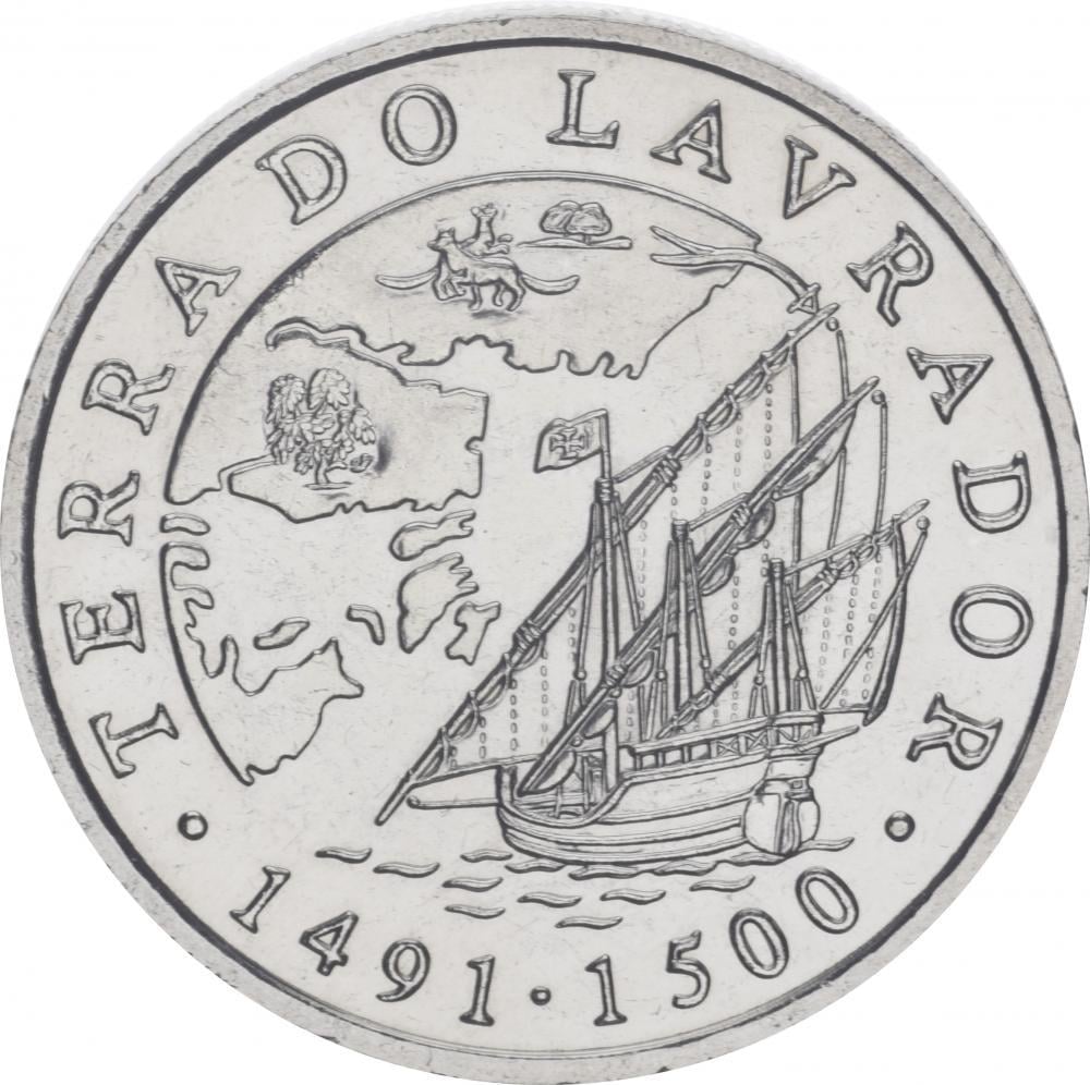 Коллекционная монета Португалия 200 эскудо 2000 Земля Лабрадор AU-UNC (KM#728)