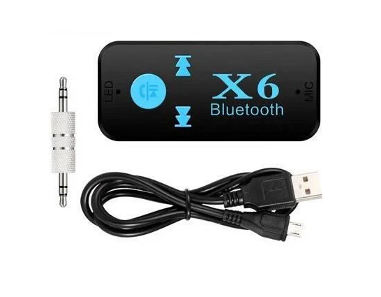 Аудіоресивер бездротовий BT-X6 TF Card адаптер Bluetooth