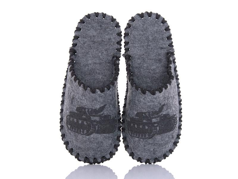 Капці фетрові чоловічі VENDS 302 р. 42-43 Сірий