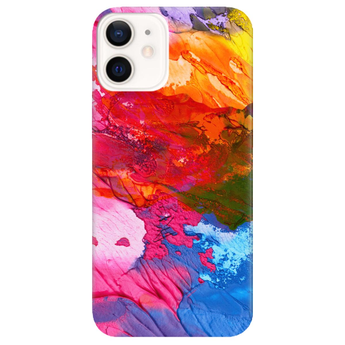 Силиконовый чехол Zorrov для Apple iPhone 12 Mini - Derroche de color (14050040016088256)