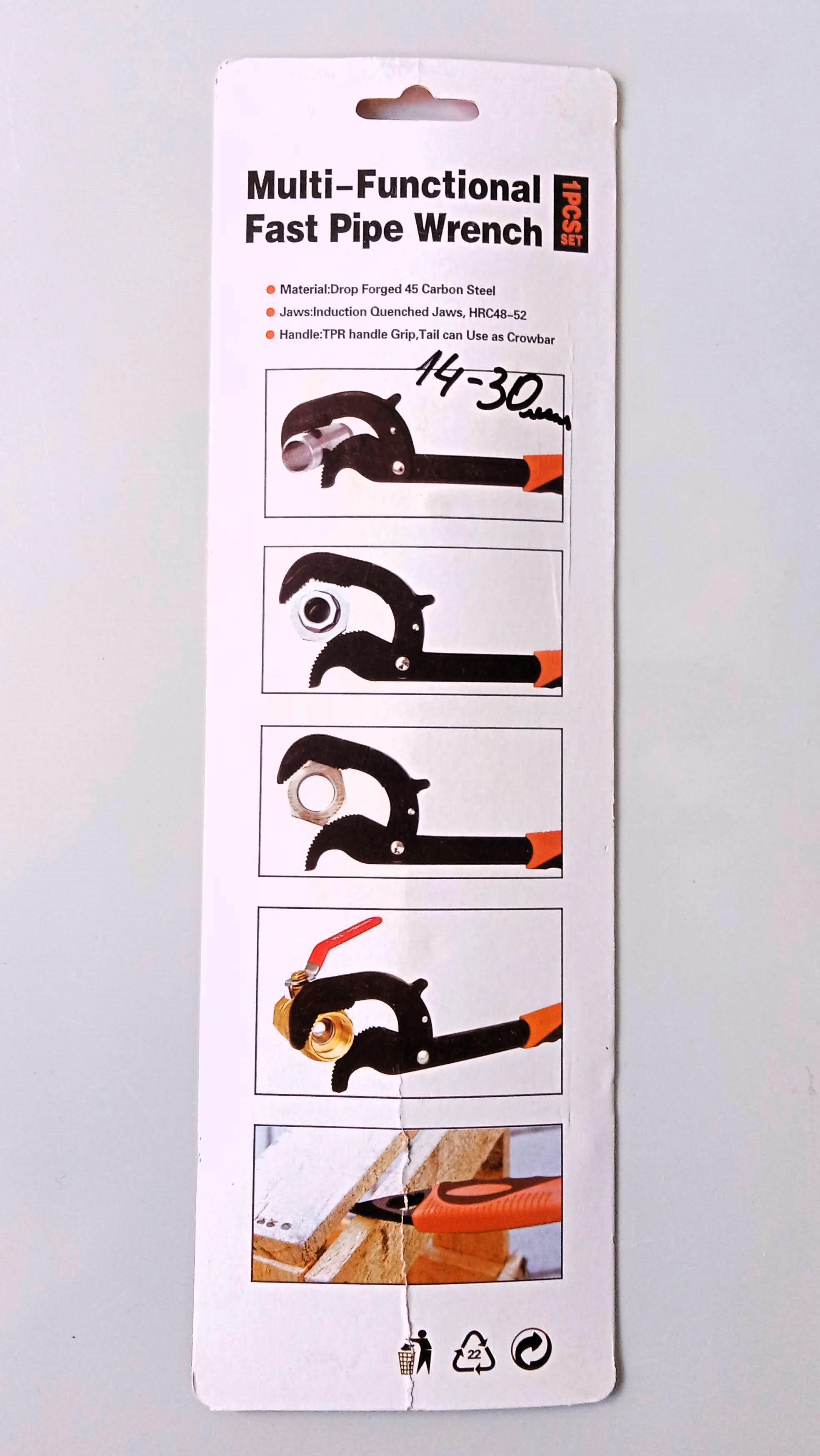 Ключ трубный быстроразжимной 14-30 мм - фото 3 Ключ трубный быстроразжимной 14-30 мм - фото 3