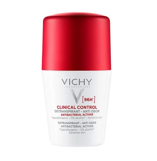 Кульковий антиперспірант проти надмірного потовиділення Vichy Clinical Control Deperspirant 96h 50 мл (2636718293)