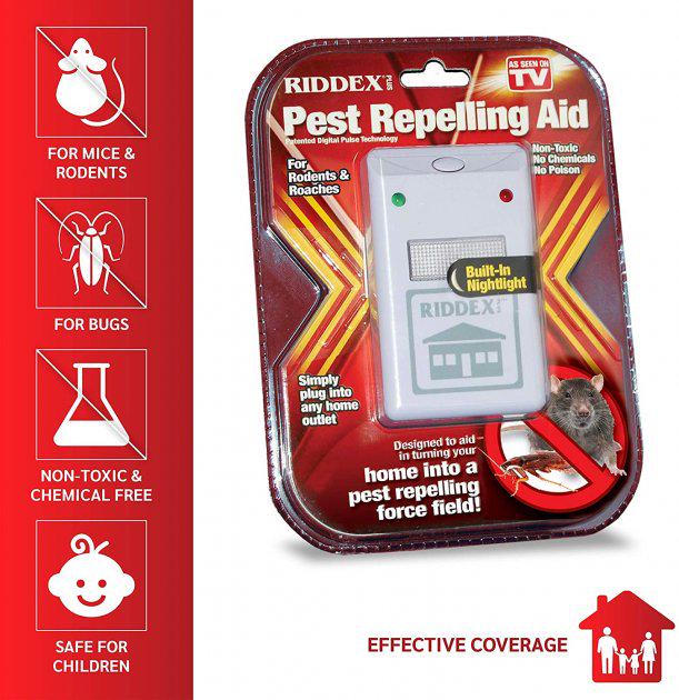 Засоб від мишей і щурів Pest Repeller Aid Riddex 200 м.кв (335) - фото 5