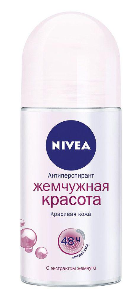 Дезодорант кульковий для жінок Nivea Краса перлин 50 мл (5973)