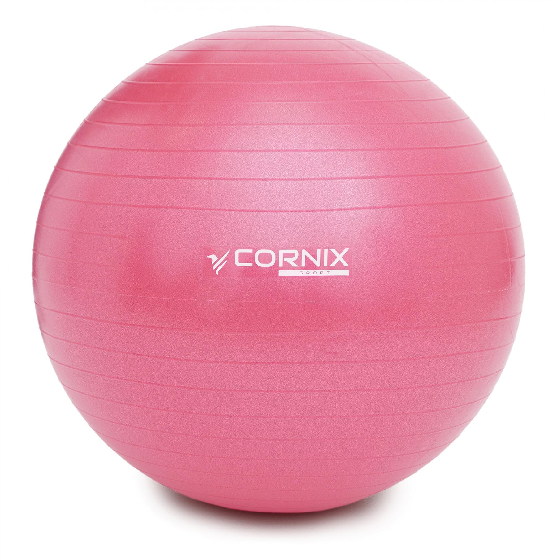 Мяч для фитнеса Cornix 75 см Anti-Burst XR-0024 Pink (29332) - фото 6