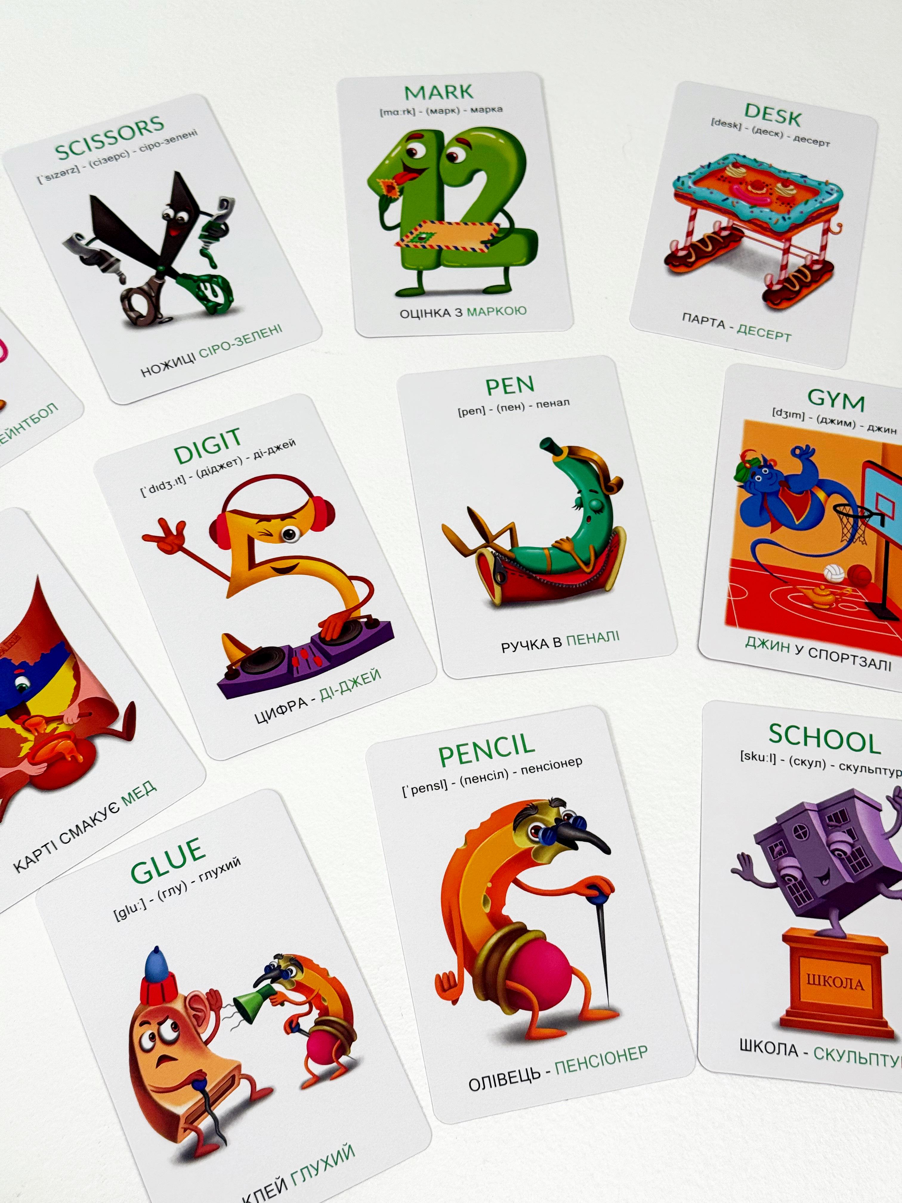 Мнемокарты EasyLearn Выпуск 4 Школьный мир (EL-SW1) - фото 23 Мнемокарты EasyLearn Выпуск 4 Школьный мир (EL-SW1) - фото 23