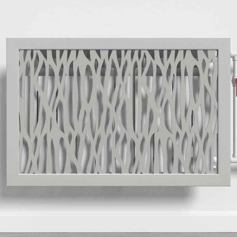 Решетка-экран на батарею SMARTWOOD 300 мм Серый Бетон (R20951109)