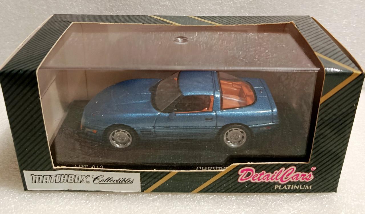 Игрушечная машинка Matchbox Collectibles 1:43 Corvette ZR 1 Coupe 1990 s Detail Cars Platinum №213 (DC-213)