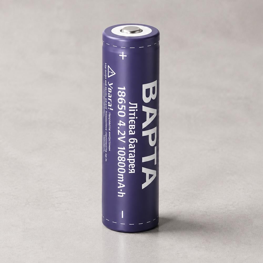 Аккумулятор 18650 BAPTA BP-1080/2500 mAh/4,2 В/Li-ion/с защитой (38-6078)