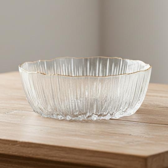 Салатник скляний Кришталева хвиля 16 см (930814)