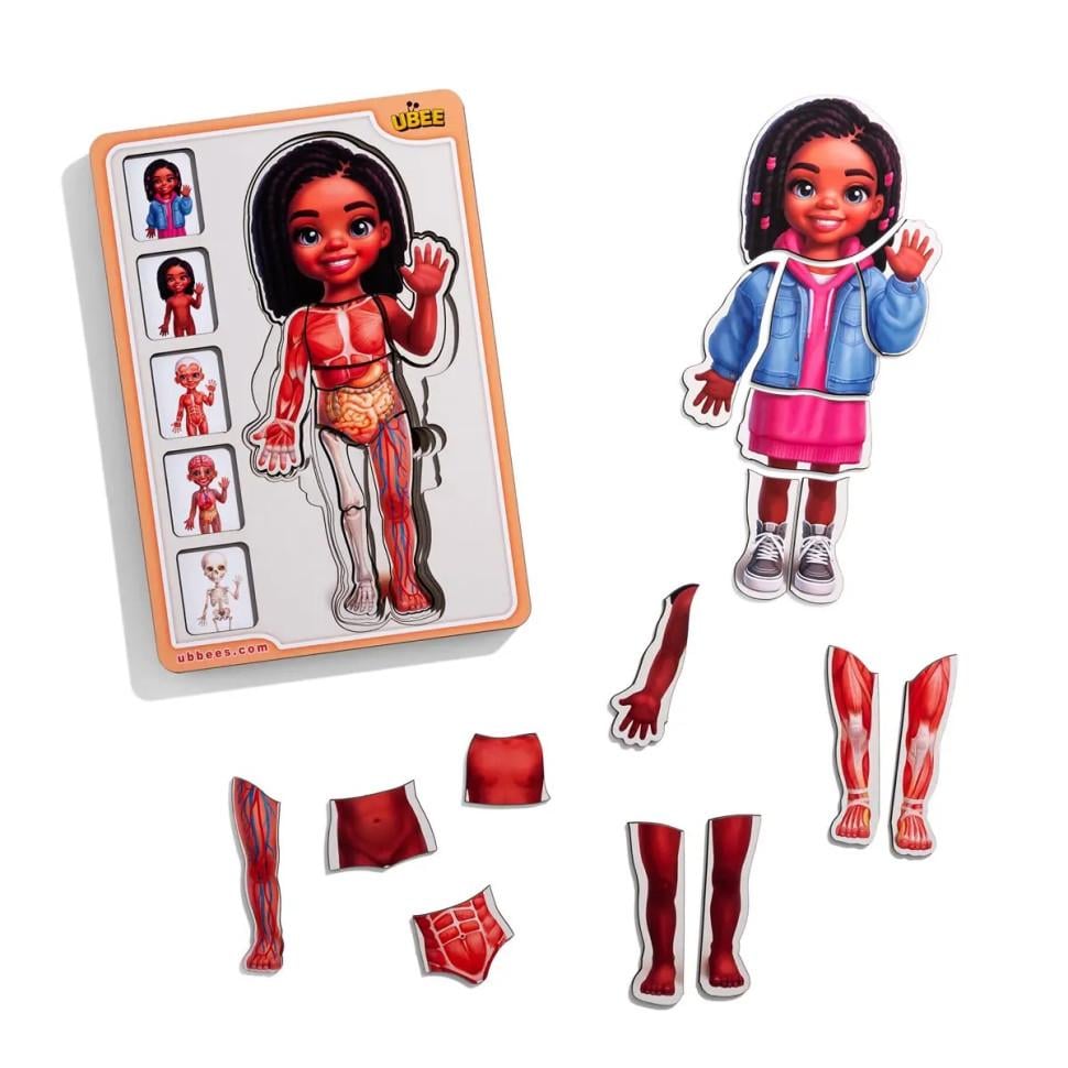 Пазлы деревянные Ubumblebees Анатомия человека девочка 5 слоев 35 дет. 16х23 см (IP-177-P-1131) Пазлы деревянные Ubumblebees Анатомия человека девочка 5 слоев 35 дет. 16х23 см (IP-177-P-1131)