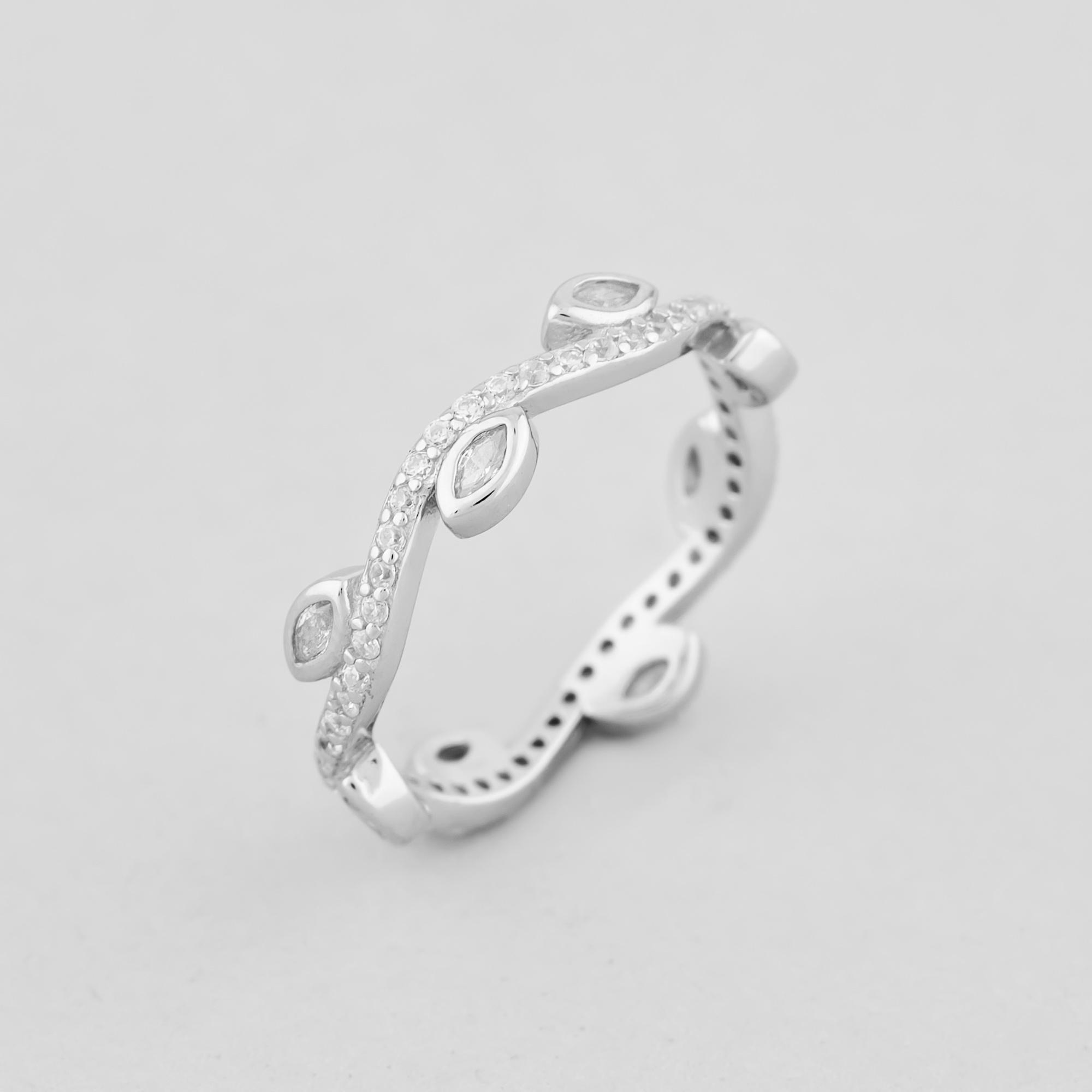 Серебряное кольцо Minimal Серебряная ветвь р. 16 (14788)