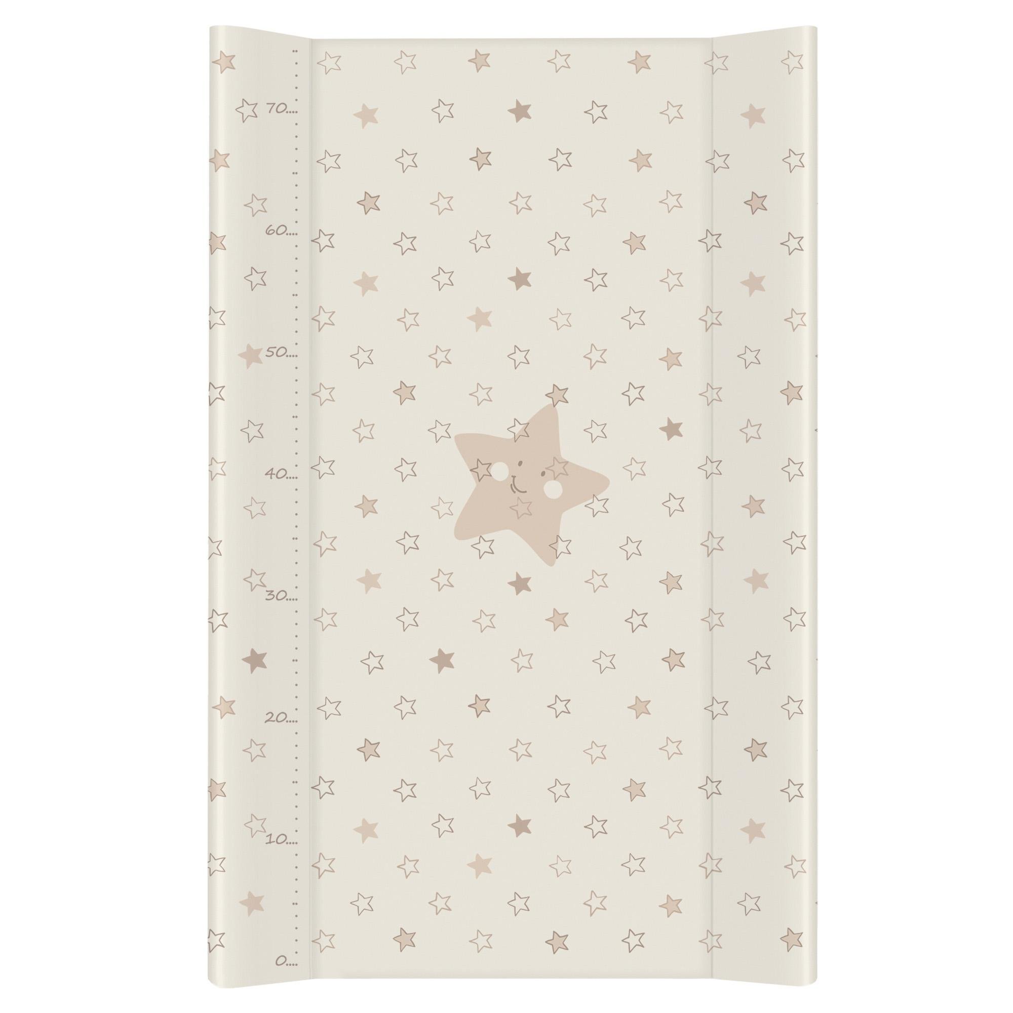 Пеленальная доска Ceba Baby 80x50 см на кровать 120x70 см Stars Beige Пеленальная доска Ceba Baby 80x50 см на кровать 120x70 см Stars Beige