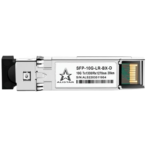 Модуль ALISTAR SFP-10G-LR-BX-D для коммутаторов SFP+ 10G BASE-BX 1SM WDM LC 20KM TX1330/RX1270nm (35699163) Модуль ALISTAR SFP-10G-LR-BX-D для коммутаторов SFP+ 10G BASE-BX 1SM WDM LC 20KM TX1330/RX1270nm (35699163)