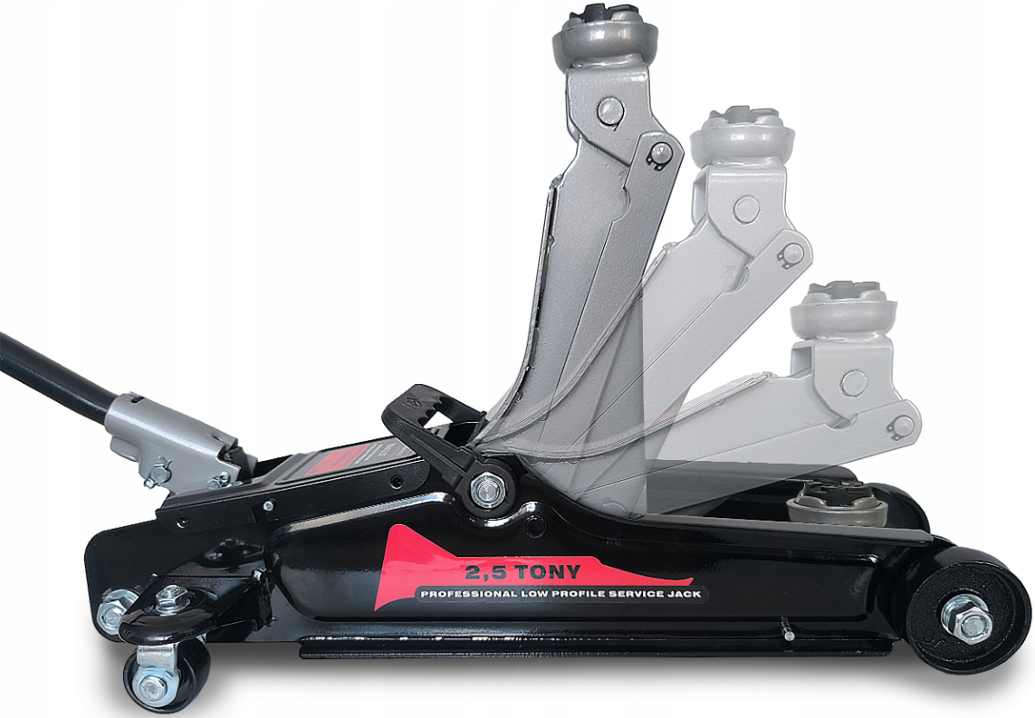 Домкрат подкатной гидравлический Kraft&Dele низкопрофильный 2,5 т 90-340 мм - фото 2 Домкрат подкатной гидравлический Kraft&Dele низкопрофильный 2,5 т 90-340 мм - фото 2