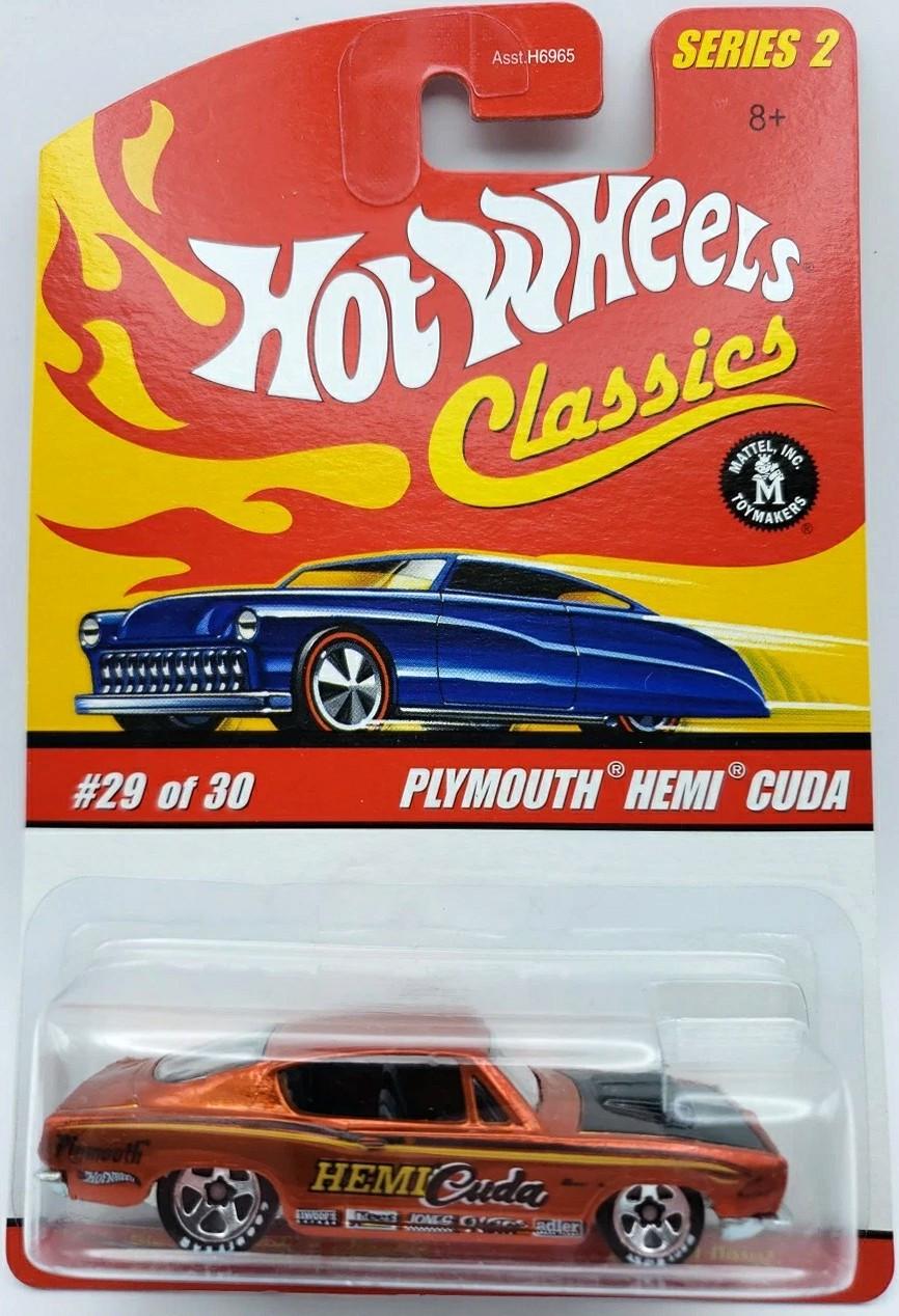 Игрушечная машинка Hot Wheels Plymouth Hemi Cuda 2006 Classics Series 2 29/30 Orange (J2755-o)