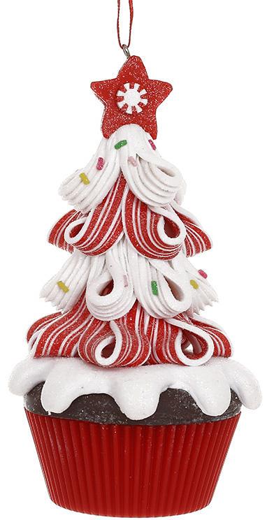 Набор новогодних подвесок Карамельная Елка 12 шт. 8х14 см