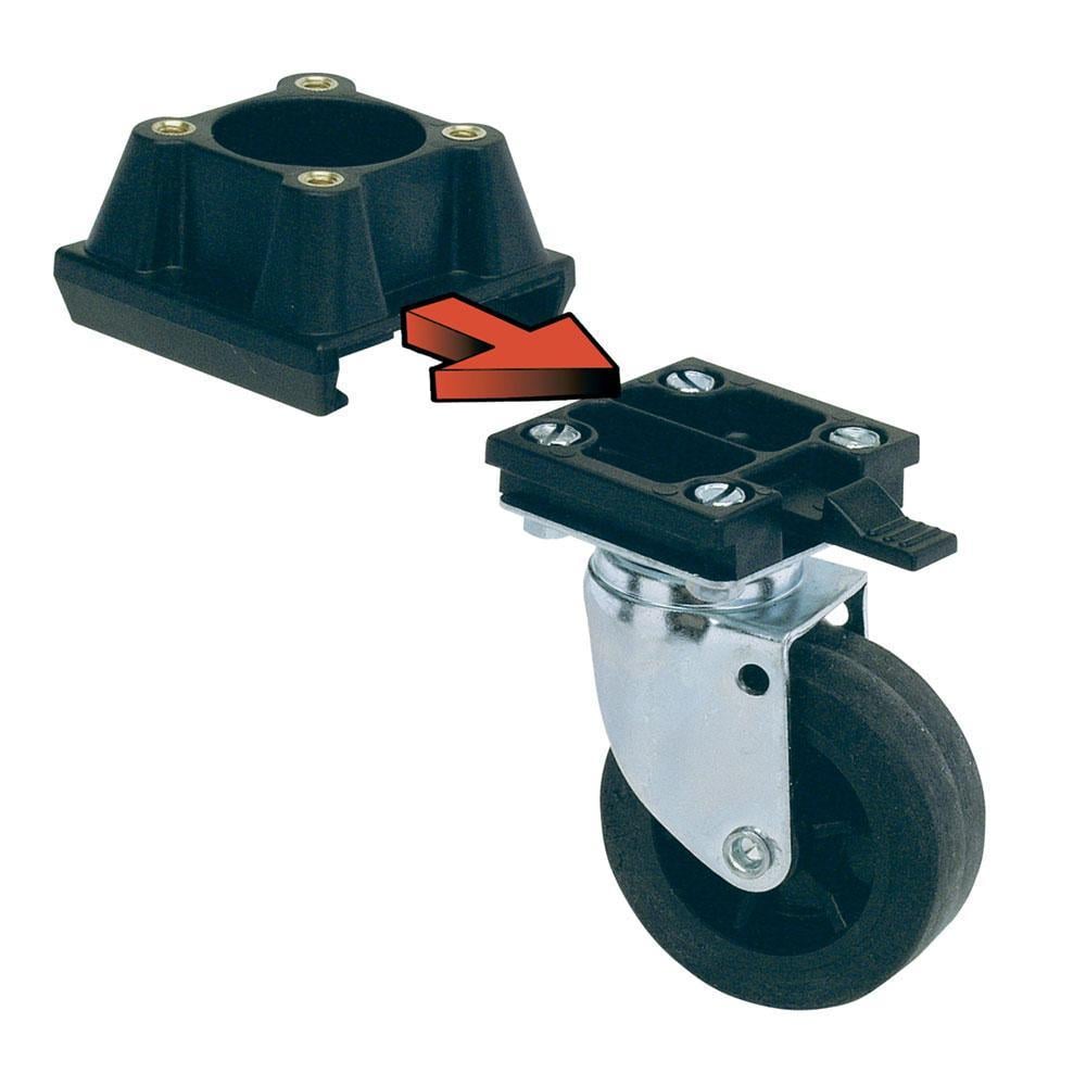 Колеса Ferplast L388 Kit 4 Wheels для великих переносок для собак і котів 4 шт. (93395000) - фото 2