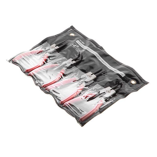 Набiр щипців Intertool HT-7001 для зняття і встановлення стопорних кілець 150 мм 4 шт. (20837669)