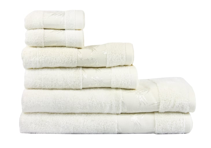 Полотенце махровое Maisonette Bamboo 50х100 см Кремовый